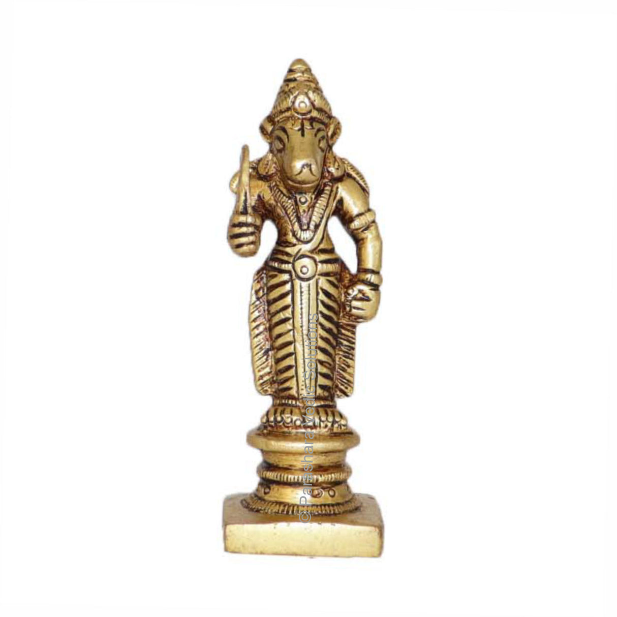 Arkam Brass Kalki Murti / Kaalki Idol / Pital Vishnu Kalki Avatar Statue - Antique Brass For Home / Temple / Office (Height: 7.8 cm, Weight: 120 gms) - Retail Maharaj