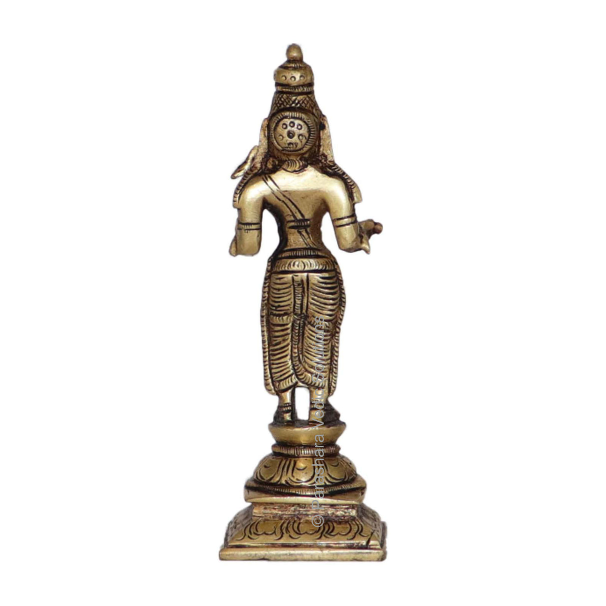 Arkam Brass Balaram Murti / Balram Idol / Pital Vishnu Balram Avatar Statue - Antique Brass For Home / Temple / Office (Height: 14.2 cm, Weight: 360 gms) - Retail Maharaj
