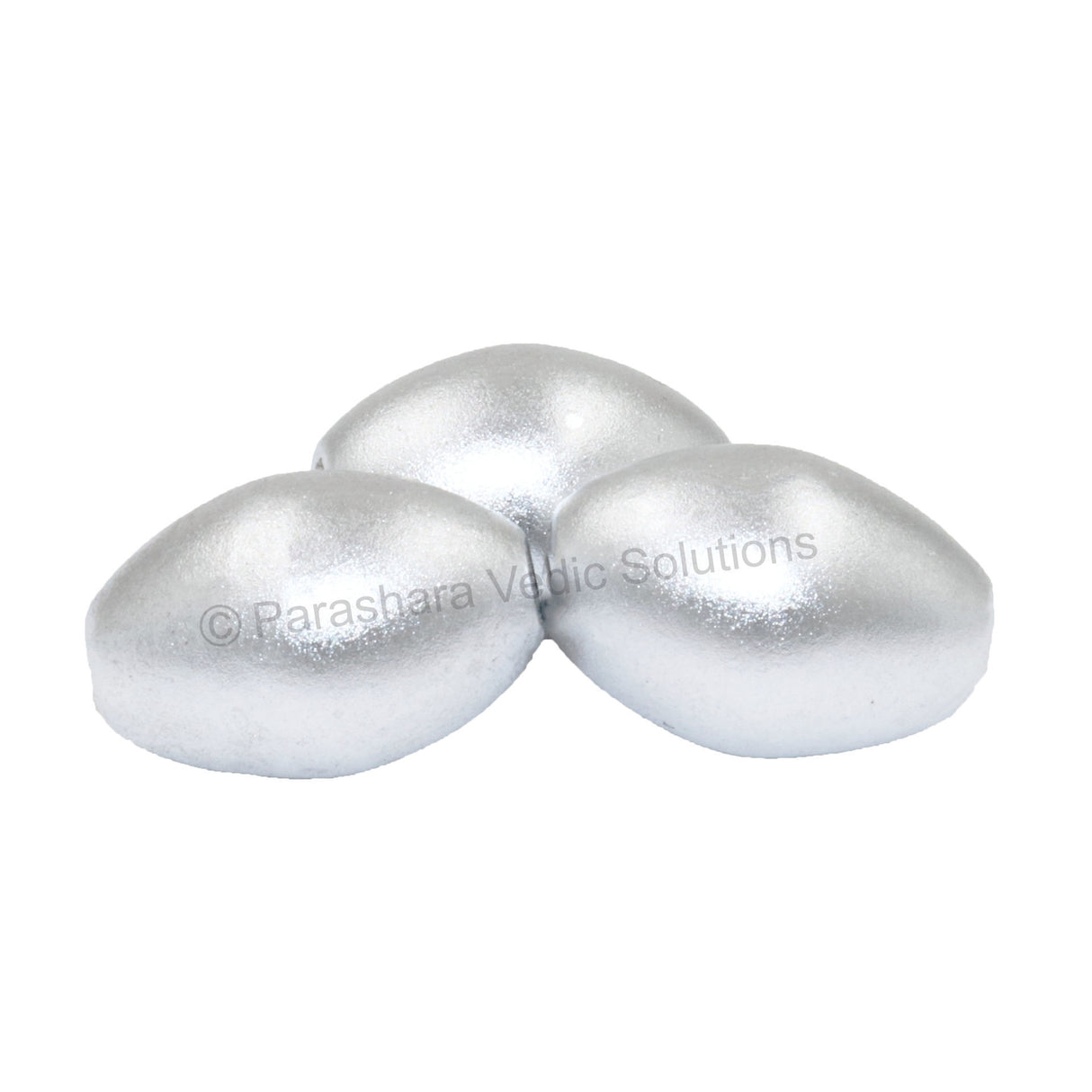 Arkam Parad Gutika/ Parad Ball/ Rasamni/ Parad Goli/ Mercury Gutika/ Mercury Ball/ Mercury Goli (10 Grams, Oval with Hole) - Retail Maharaj