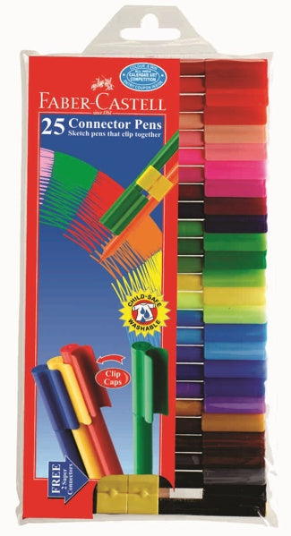 Faber Castell Connector Pens Colour Marker Sets Washable Ink