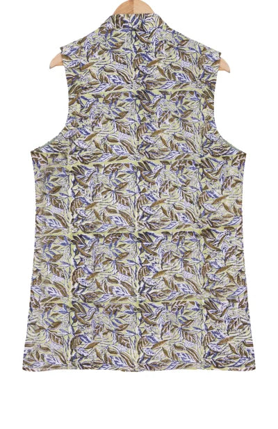 Handblock Printed Cotton Handloom Jacket – Multi - Retail Maharaj