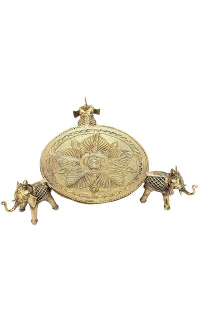 Dokra Table Top Elephant - Retail Maharaj