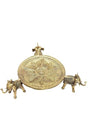 Dokra Table Top Elephant - Retail Maharaj