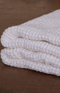 Handwoven White Honeycomb Cotton Bath Towel - Retail Maharaj