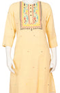 Jamdani Cotton Kameez – Cream - Retail Maharaj