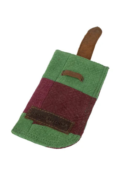 Jute & Leather Spec Cover Bag - Retail Maharaj