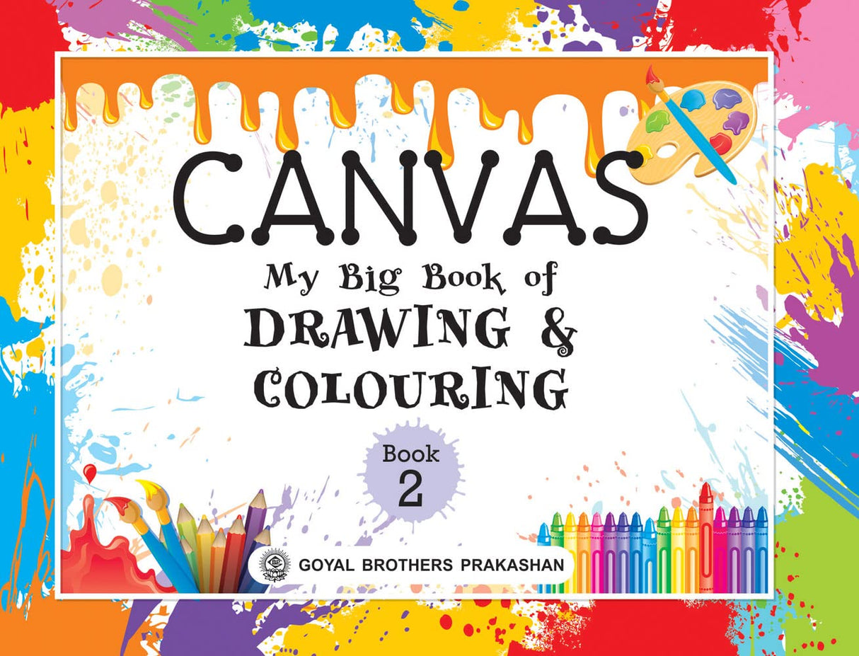 Canvas My Big Book Of Drawing And Colouring Book 2 - Retail Maharaj