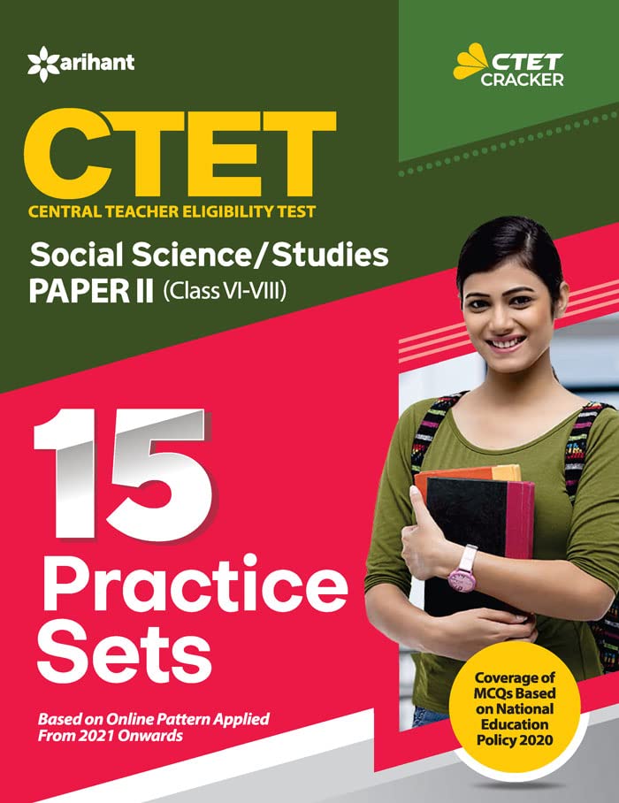 15 Practice Sets Ctet Social Science And Studies Paper 2 For Class 6 To 8 - Retail Maharaj