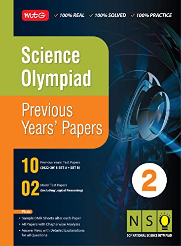 Mtg Science (Nso) Olympiad Previous Years Papers With Mock Test Papers Class 2 - Retail Maharaj