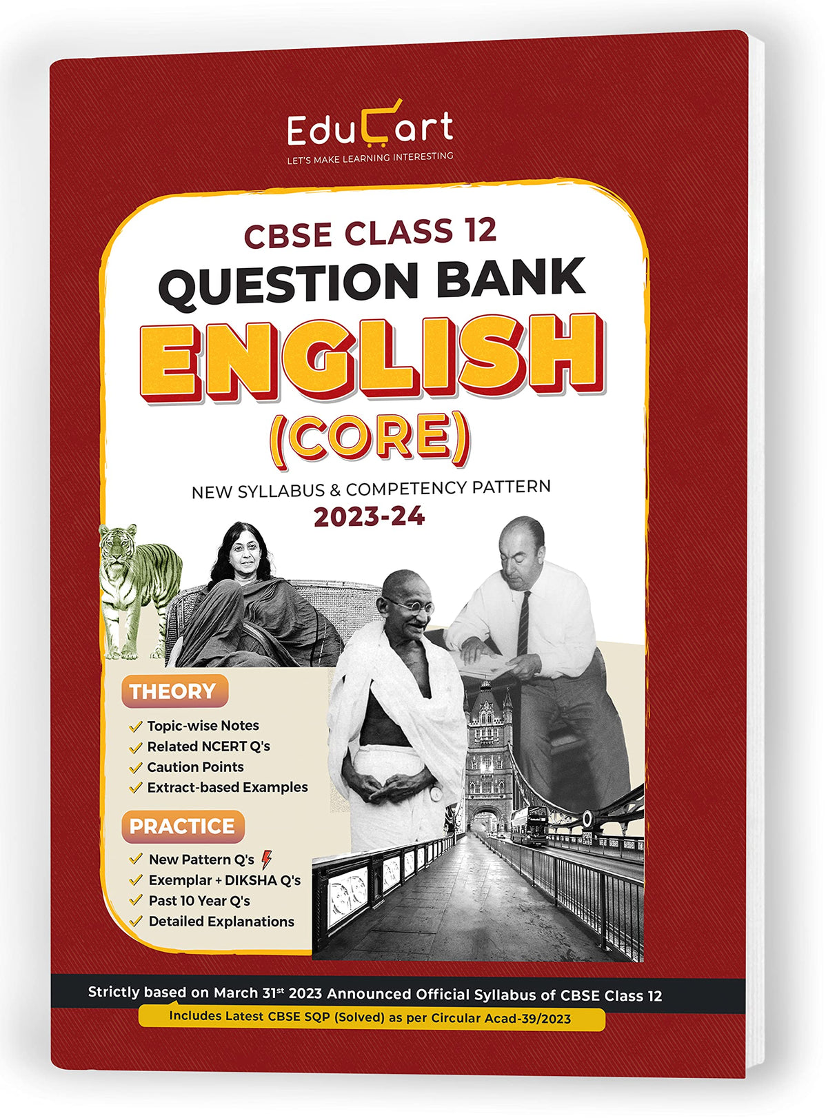 Educart Cbse English Core Chapterwise Question Bank Class 12 (With Solved Papers) For 2023-2024 - Retail Maharaj