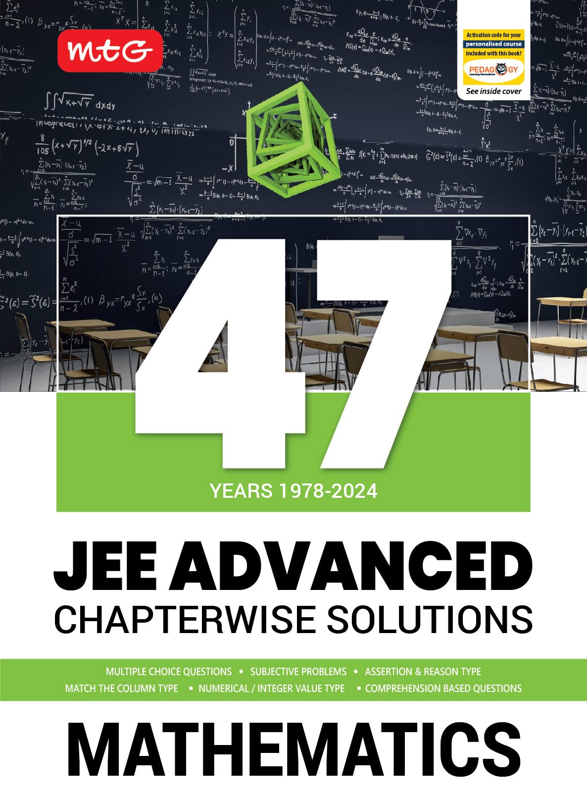 47 Years Jee Advanced (1978-2023) Chapter-Wise Previous Years Solved Question Papers Mathematics Book - Retail Maharaj
