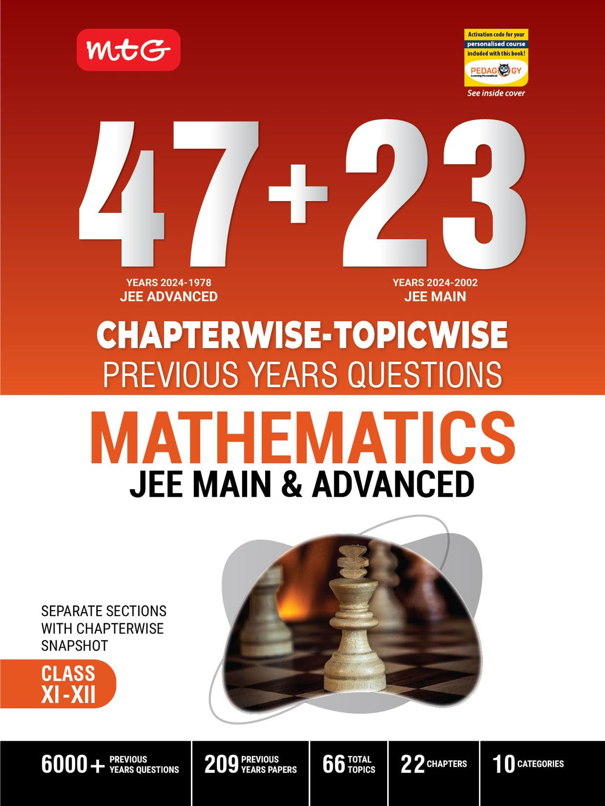 47 + 23 Years Jee Main (2024-2002) And Jee Advanced (2024-1978) Chapter-Wise Topic-Wise Previous Years Solved Question Papers Mathematics Book – Jee Pyq Question Bank For 2025 Exam - Retail Maharaj