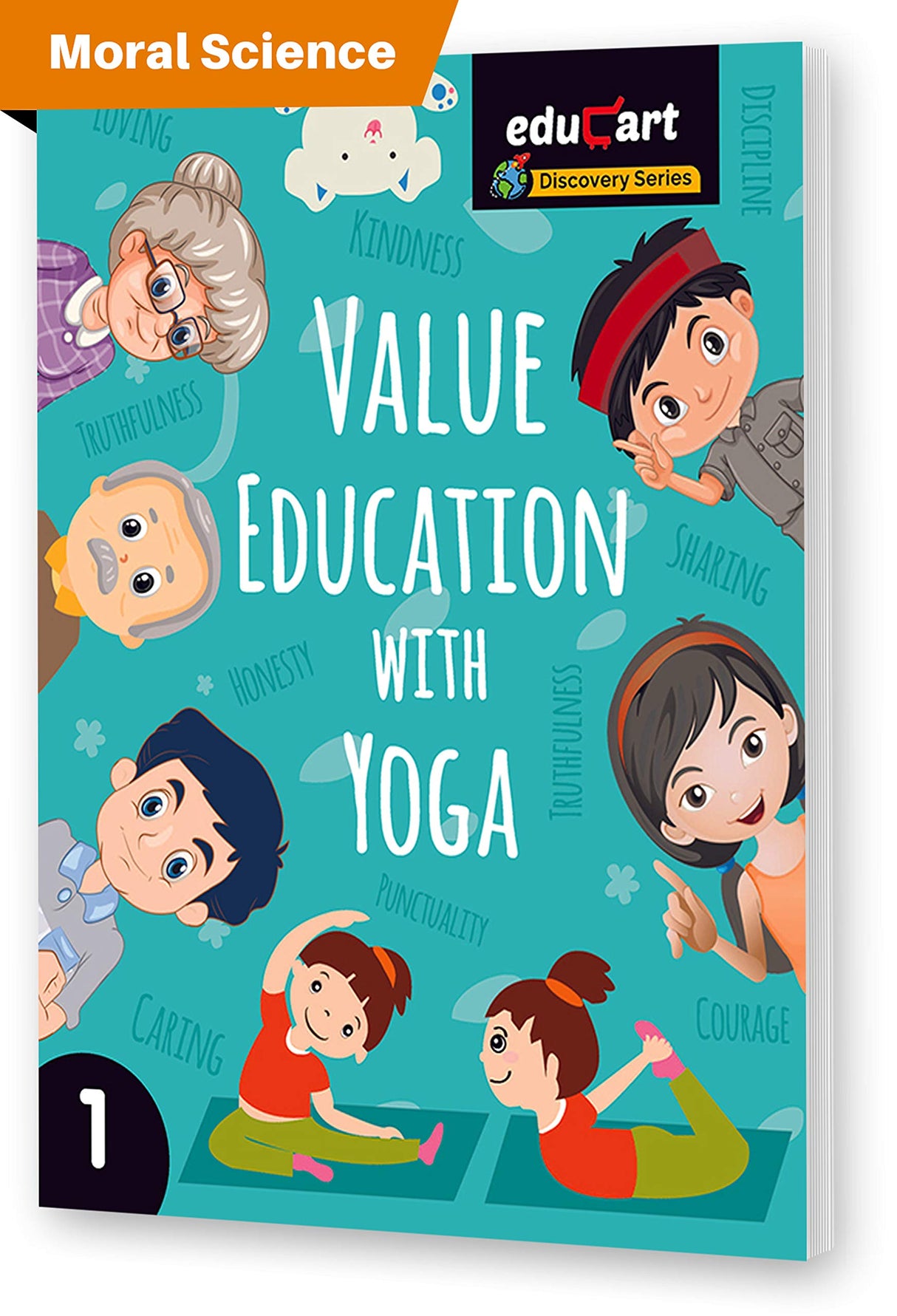 Educart Moral Science Value Education With Yoga Textbook For Class 1 - Retail Maharaj