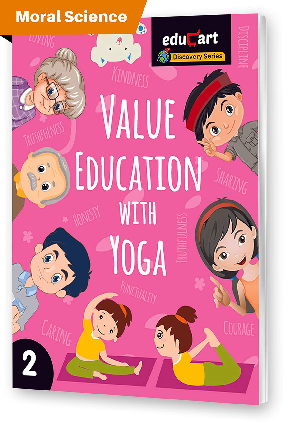 Educart Moral Science Value Education With Yoga Textbook For Class 2 - Retail Maharaj