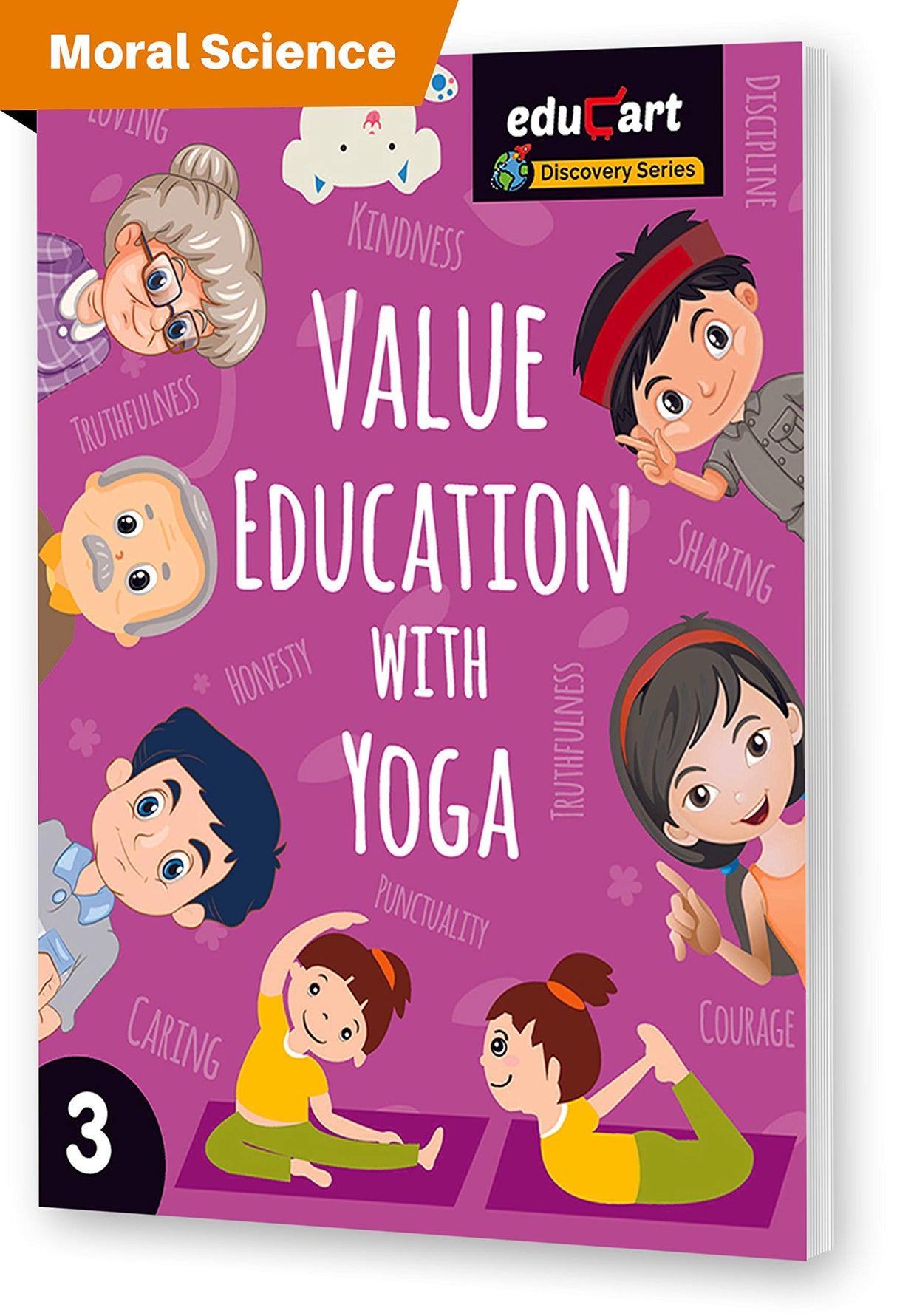 Educart Moral Science Value Education With Yoga Textbook For Class 3 - Retail Maharaj