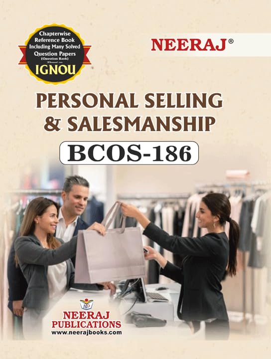 Neeraj Bcos-186 Personal Selling And Salesmanship - Retail Maharaj
