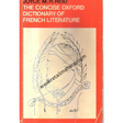 the concise oxford dictionary of french literature - Retail Maharaj
