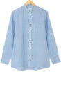 Linen Shirt – Sky Blue - Retail Maharaj