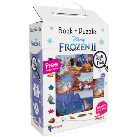 Disney Frozen Puzzle - 48 pc Puzzle Frozen (Book + Puzzle) - Retail Maharaj