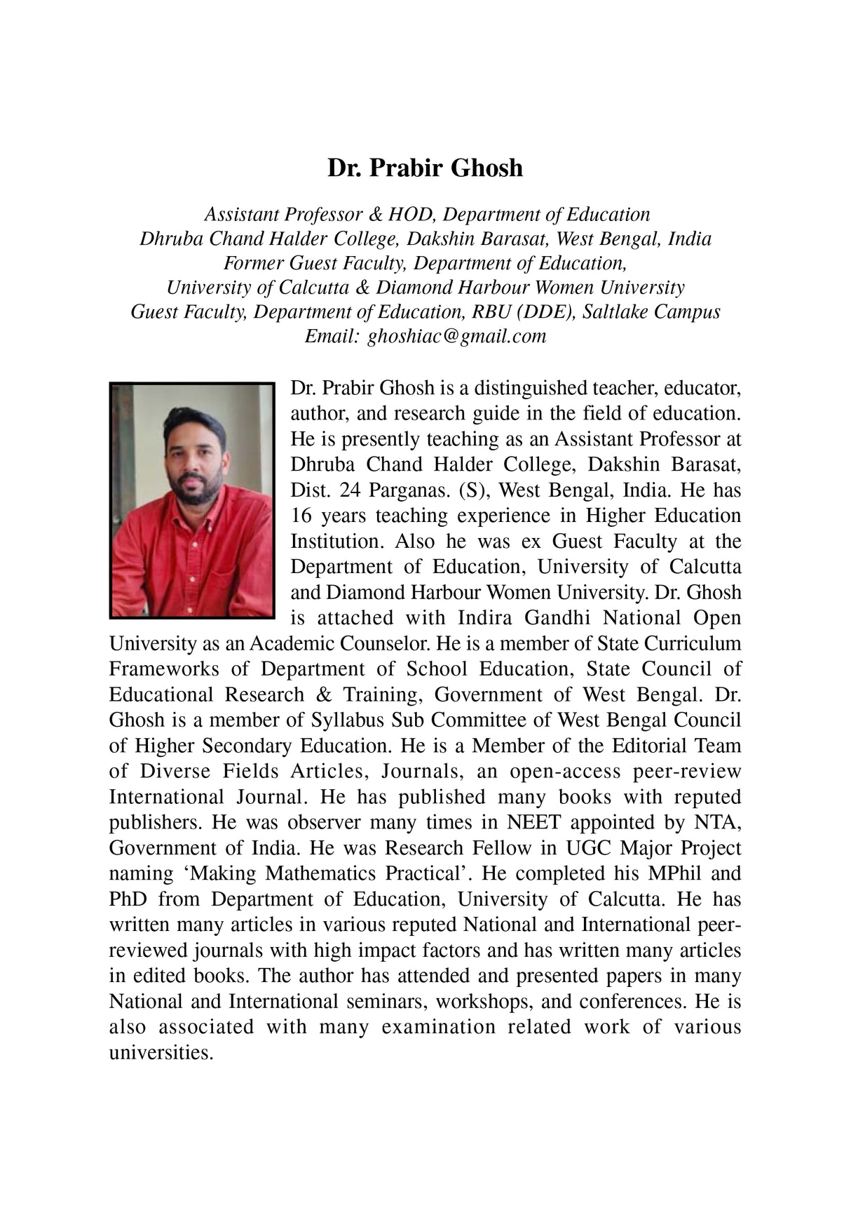 Teacher Education: Its contemporary Perspectives (English Version) - Retail Maharaj