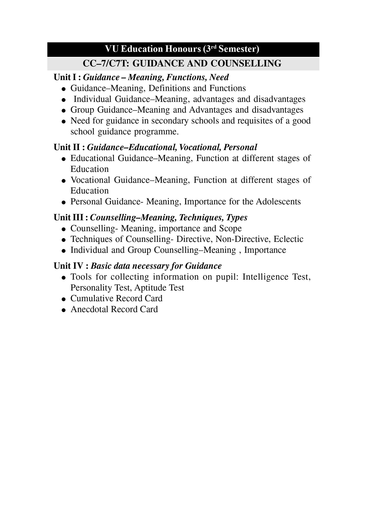 CC-07_Nirdeshona O Poramarshodan (Guidance and Councelling)_CU7VU_3rd Sem - Retail Maharaj