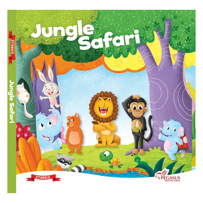 Finger Puppet Story Book - Jungle Safari - Retail Maharaj