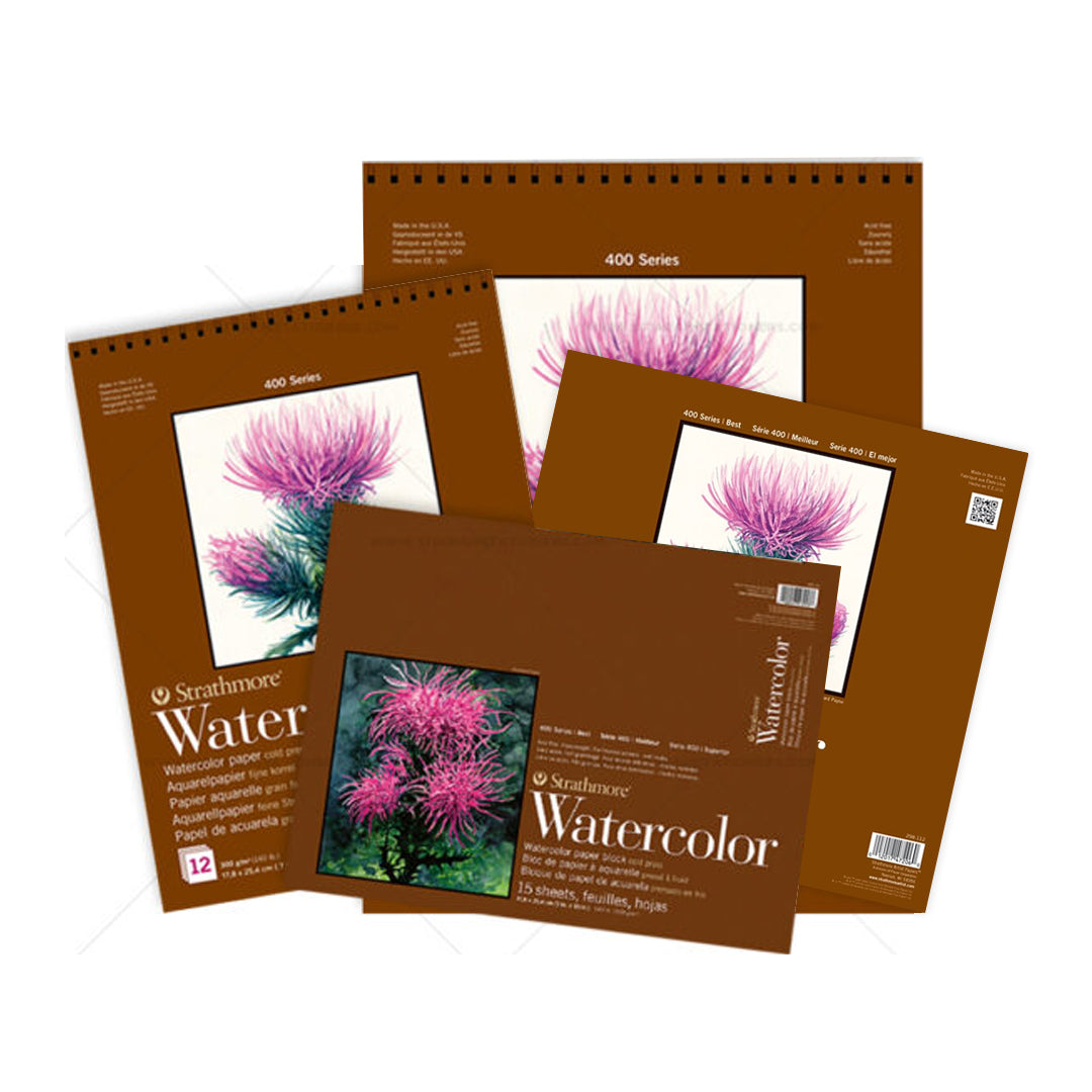 Strathmore 400 Series Watercolor Paper Pads Cold Press Professional Sheets