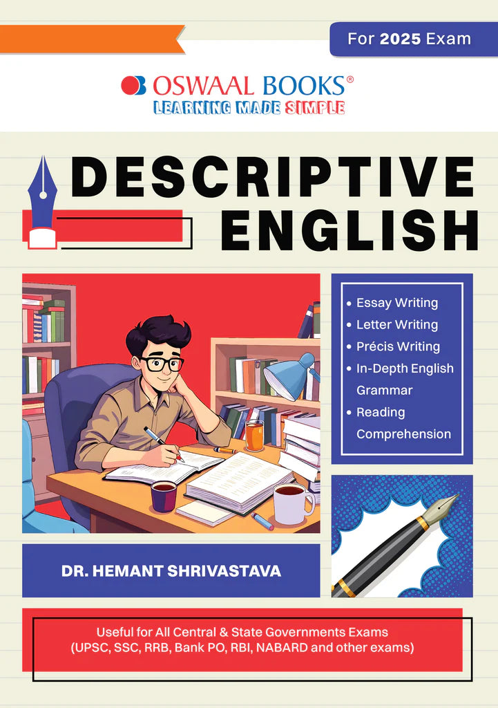 Descriptive English Useful for UPSC, SSC, RRB, PO, NABARD, and RBI & more - Retail Maharaj