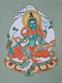 Thangka Painting - Arya Tara (Sanskrit) / Jetsun Drolma (Tibetan) - Retail Maharaj