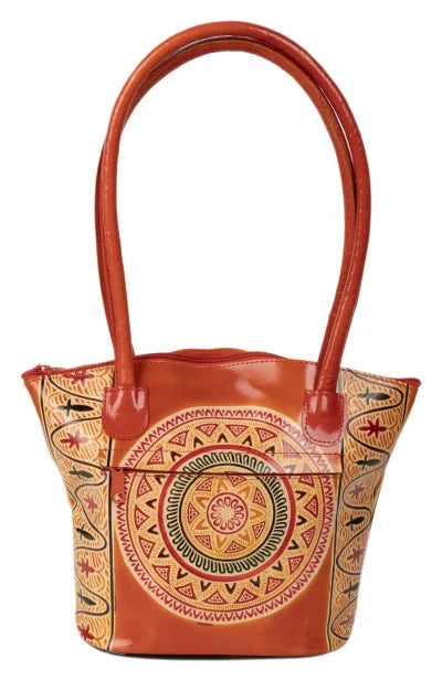 Shantiniketan Leather Ladies Handbag - Retail Maharaj