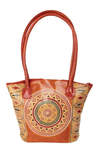 Shantiniketan Leather Ladies Handbag - Retail Maharaj