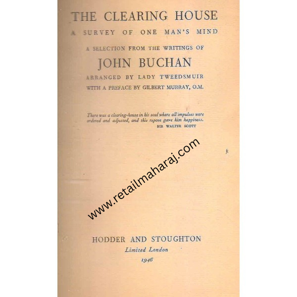 The Clearing House A Survey of One's Mind - Retail Maharaj