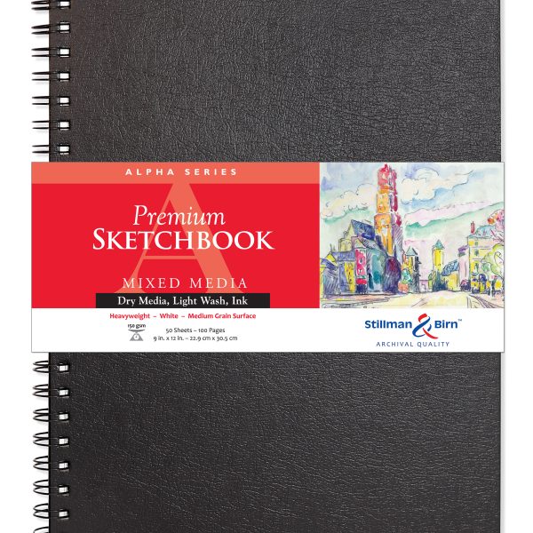 Stillman and Birn Alpha Series White Sketchbook for Dry Media Ink and Light Wash