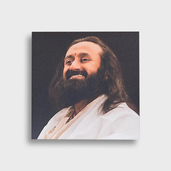 Premium Photo Print 22 x 22 inch of Gurudev Sri Sri Ravi Shankar – High-Resolution Spiritual Wall Art for Home & Office - Retail Maharaj