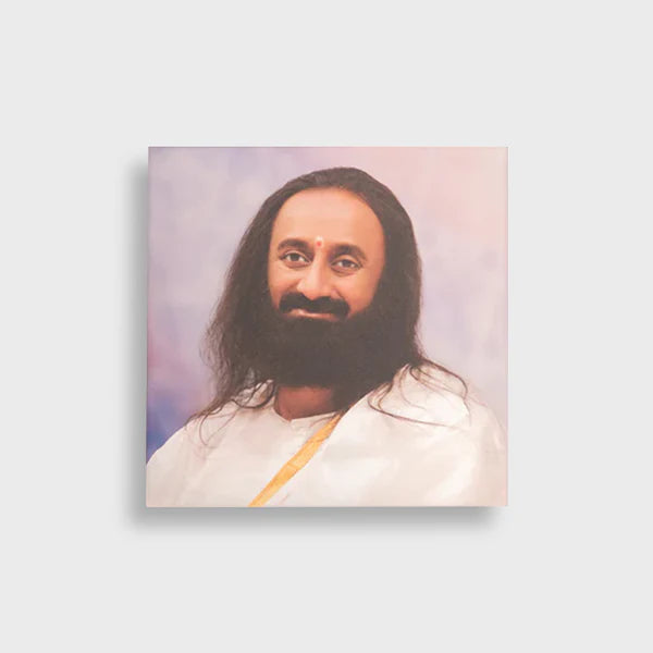 Premium Photo Print 14 x 14 inch of Gurudev Sri Sri Ravi Shankar – High-Resolution Spiritual Wall Art for Home & Office - Retail Maharaj