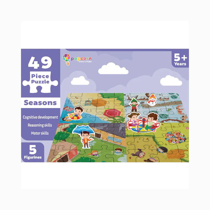 Seasons - 49 PIECE PUZZLE + FIGURINES - Retail Maharaj
