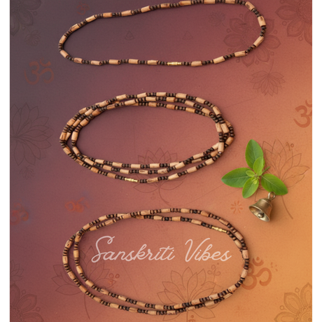 One Round Tulsi Kanthi Mala – Premium Quality, Handcrafted - Retail Maharaj