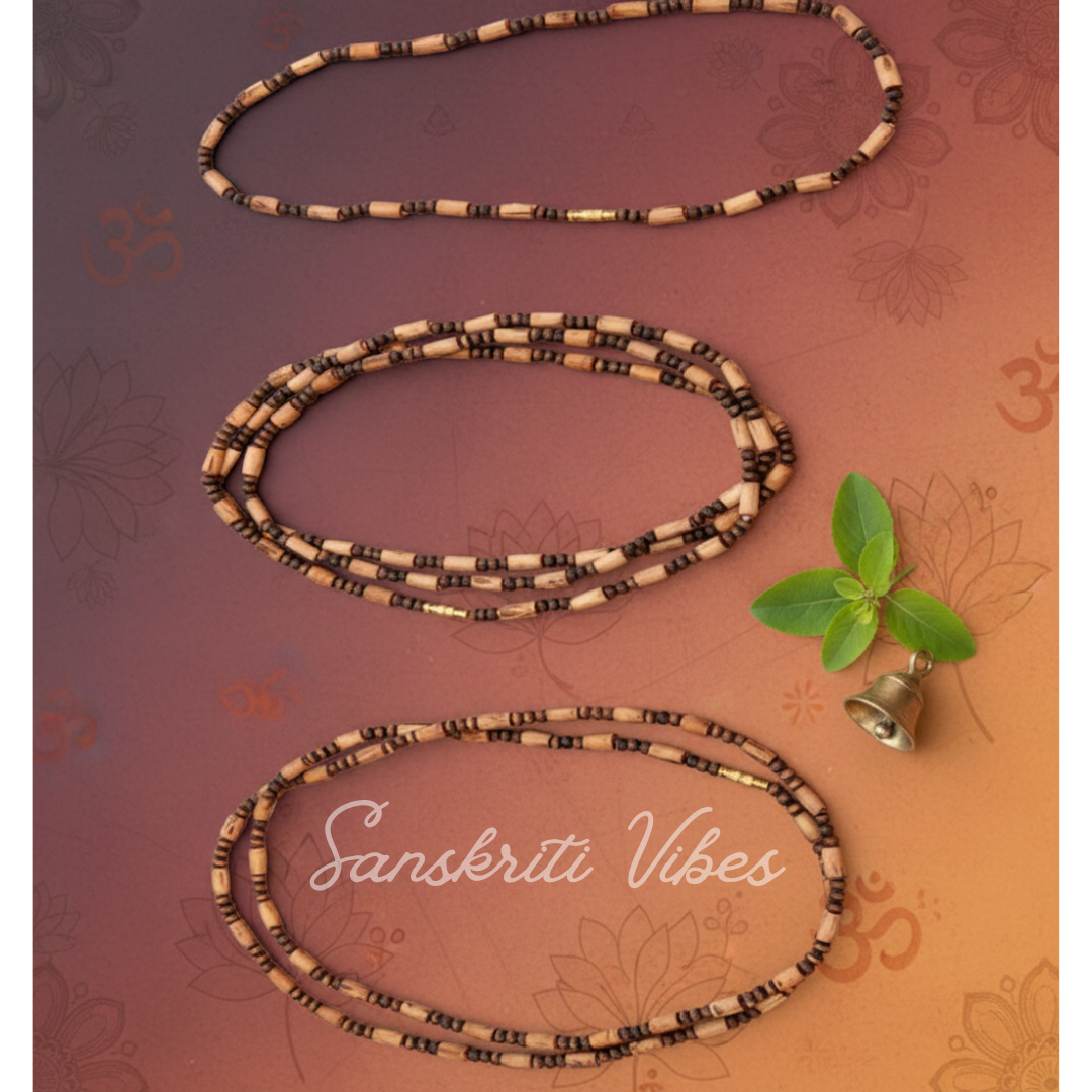 One Round Tulsi Kanthi Mala – Premium Quality, Handcrafted - Retail Maharaj