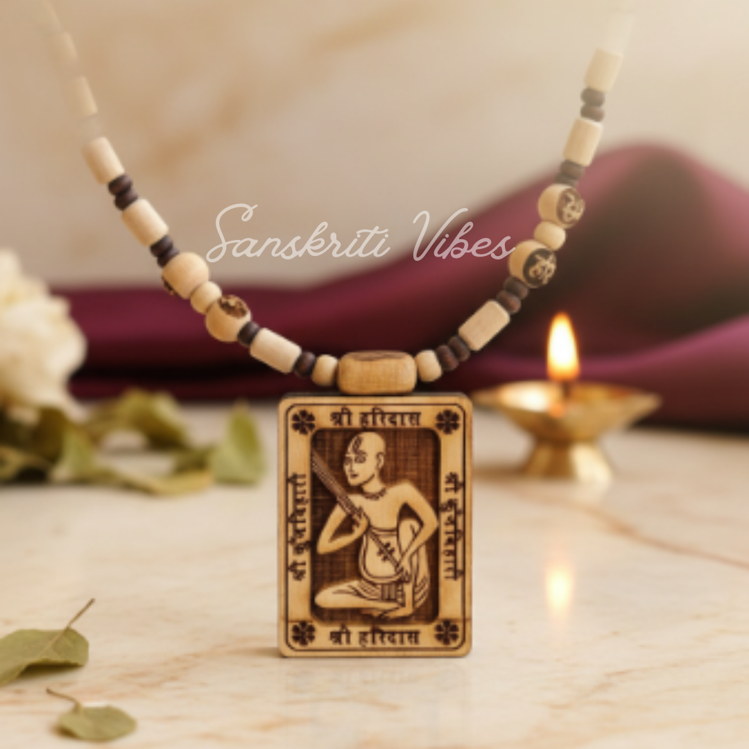 Shri Haridas Tulsi Mala – Sacred 108 Beads for Devotion and Meditation - Retail Maharaj