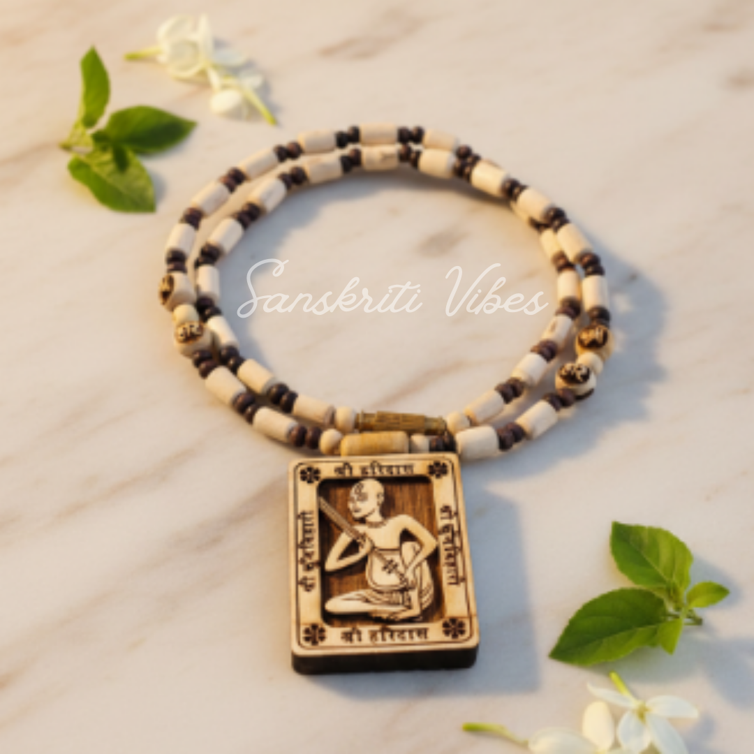 Shri Haridas Tulsi Mala – Sacred 108 Beads for Devotion and Meditation - Retail Maharaj