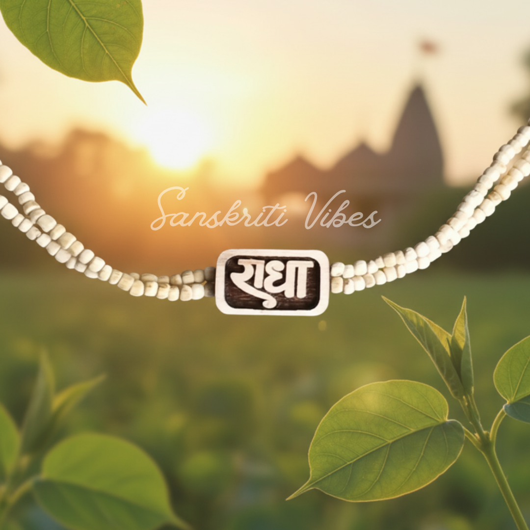 Radha Naam Tulsi Kanthi Mala – Premium Quality, Handcrafted - Retail Maharaj