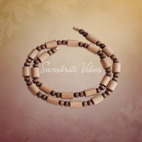 1 Round Original Tulsi Neck Mala 8mm – Super Fine Quality Beads - Retail Maharaj