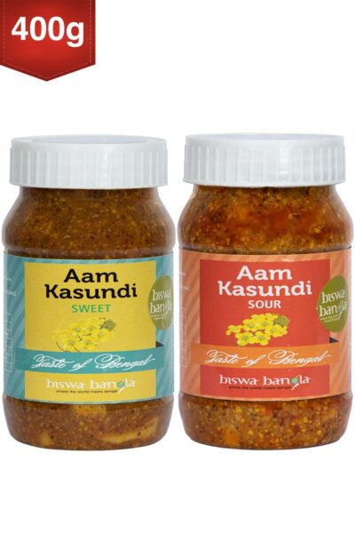 400g Aam Kasundi (Mango-Mustard Sauce / Pickle) – Sweet & Sour – set of two packs - Retail Maharaj