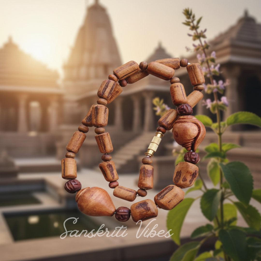 Shank Design Tulsi Kanthi Mala – Premium Quality - Retail Maharaj