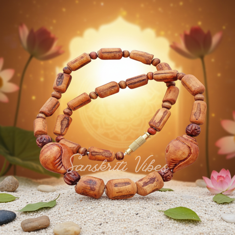 Shank Design Tulsi Kanthi Mala – Premium Quality - Retail Maharaj