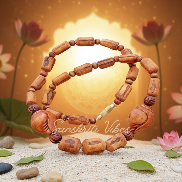 Shank Design Tulsi Kanthi Mala – Premium Quality - Retail Maharaj