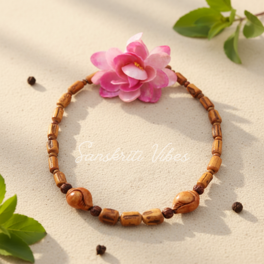 Shank Design Tulsi Kanthi Mala – Premium Quality - Retail Maharaj