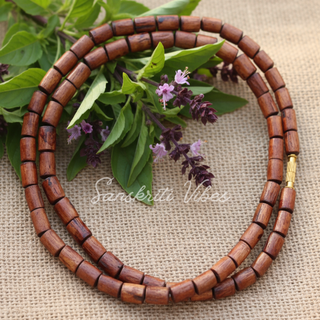 Two Round Original Tulsi Kanthi Mala – Premium Quality - Retail Maharaj