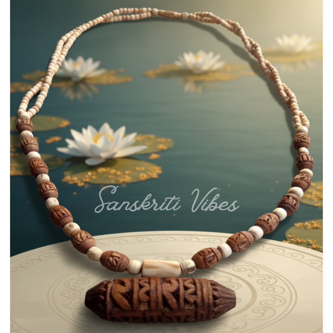 Radha Radha Kanthi Kavach Style Haar – Handcrafted Traditional Necklace for Spiritual Protection and Elegance