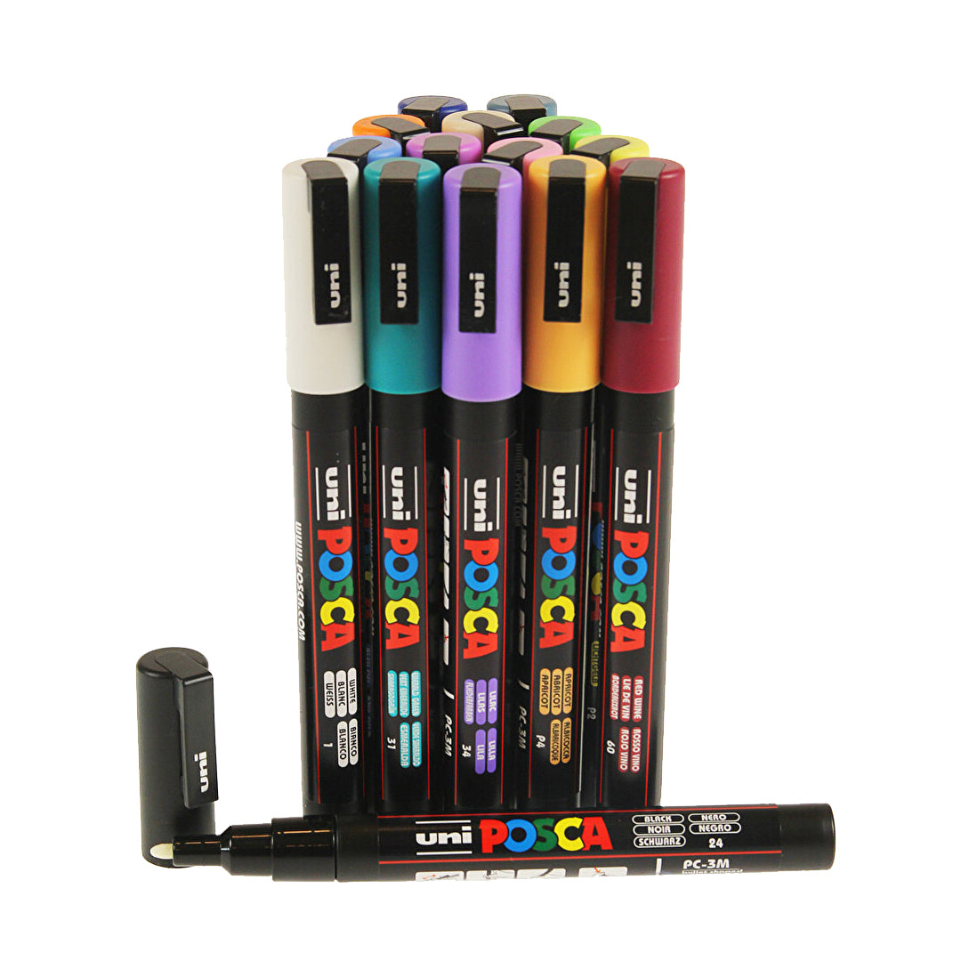 Uni Ball Posca PC-3M Fine Bullet Tip Water Based Paint Marker Pen